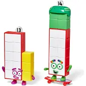 Learning Resources Numberblocks educatief speelgoed figuren set Thirteen en Fourteen. - 3+