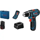 Bosch Professional GSR 12V-15 Accu-boormachine 12 V Incl. 2 accus, Incl. lader, Incl. koffer