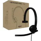 Logitech LOGI H570e Mono Teams version Headset On Ear headset Zwart