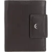 Golden Head Leer portemonnee Dublin RFID Protect Kombischeintasche mit Riegel 1238 Braun donkerbruin