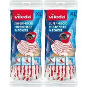 Vileda 2x Super Mocio Microvezel & Power Navulling