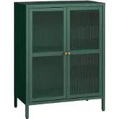 En.casa Sideboard Säkylä dressoir 84x64x35 cm dennengroen []