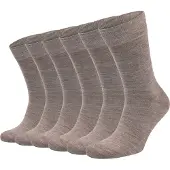 Suitable Merino Sokken Taupe 6-Pack
