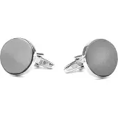 Suitable Manchetknoop Rond Zilver -