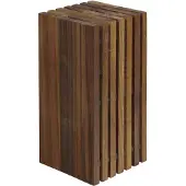 Zassenhaus messenblok, keukenmessen, notenwood, 13 x 13 x 27 cm
