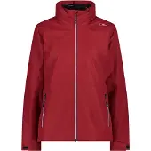 CMP Dames Zip Hoodie Jas (Maat XS, Rood)