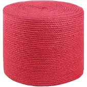 vidaXL Jute Touw 8 mm Rood 100% Tossa jute