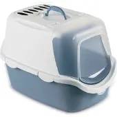 Stefanplast kattenbak Catchy Easy Clean Wit/Lichtblauw 56 x 40 x 40 cm
