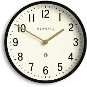 Newgate Master Edwards wall clock in black