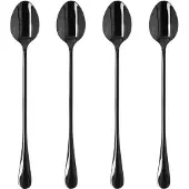 Krumble Latte Macchiato lepels set van 4 - Zwart