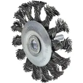 Ks Tools draadborstel met stalen borstelharen, artikelnummer 340.0038