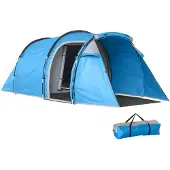 Outsunny Campingzelt Polyester, PE Hellblau