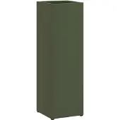 vidaXL Regen Paraplu Stand Olijfgroen 15,5 x 15,5 x 49 cm Staal