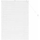 vidaXL Venetiaanse jaloezie Wit 130 x 90 cm 25 mm Aluminium