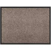 vidaXL Deurmat Beige 60 x 80 x 1.2 cm Teddy Stof