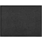 vidaXL Deurmat Antraciet 60 x 80 x 1.2 cm Teddy Stof