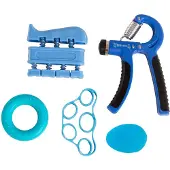 Softee Verstelbare trainingshandgrepen (x5) - blauw