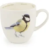 Cj Wildlife Mok Koolmees | Vivara | Servies | Partner van Vogelbescherming Nederland | Beker met afbeelding van vogel | Koffiekop