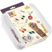 Hama Mini Pegboards In Bucket Jewelry (385404) Craft Kit Beige