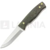 Brisa Trooper 95 mes, scandi, stab. curly birch, firesteel holder sheath