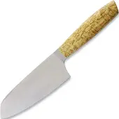 Nordic Knife Design Santoku 165 chef´s knife, curly birch