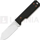 Kizer Cutlery Abrams 1133A3 Satin 14C28N, Black G10, vaststaand mes