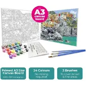Zieler Paint By Numbers Mediterranean City Crafts Veelkleurig
