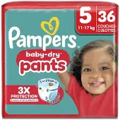 Pampers Baby Dry Luierbroekjes Maat 5 (11-17kg) 36 stuks