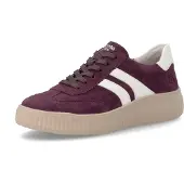 Remonte Sneakers laag roodviolet / wit