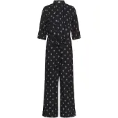Kaffe Jumpsuit stone grey / zwart