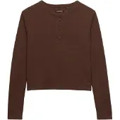 Superdry Shirt 'Athletic Essential' donkerbruin