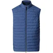 Hackett London Heren Ultra blauw vest (M), Casual, Polyester HM4000197