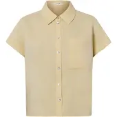 Opus regular fit overhemdblouse van puur linnen model 'Felisa'