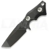 1881 Knifeworks Micro Tanto mes, Black G-10