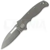 Demko Knives AD20.5 3V Slicer Shark vouwmes, Smooth Titanium