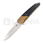 Amare Pocket Peak Linerlock Gold