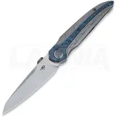 Bestech Prydwen - Beadblast + Satin - Blue Marble CF vouwmes