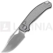 Kunwu Knives Django XL - Satin - Titanium vouwmes, Diamond Texture