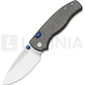 Kizer Cutlery Glaux 14C28N vouwmes, Black Norplex Ultrex, Satin