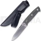 RealSteel Black Thorn Green Micarta Satin with titanium bolster mes