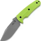 Puppy K&T Mini Tactical Puppy mes, Green handle, Plain edge