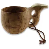 Pahantekijä Pellosta Moose Antler Kuksa, Curly, bear, 2 holes