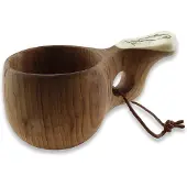 Pahantekijä Pellosta Moose Antler Kuksa, Curly, salmon, 1 hole
