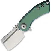 Kansept Knives Mini Korvid Linerlock Green Anodized Ti vouwmes