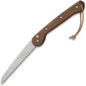 Woxna Ljusnan 180 mm + Alfta leather sheath zaag, cognac