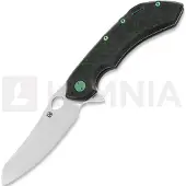 Olamic cutlery Wayfarer 247 Mouflon vouwmes, Dark Matter, Green