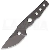 Petrified Fish Bison - Greywash neck knife
