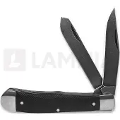 Roper Knives Trapper D2 pocket knife, zwart