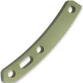 Hinderer 3.5 XM-18 Titanium Backspacer, Battle Green