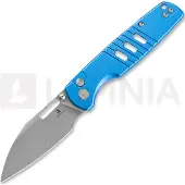 Bestechman Vector - Beadblast - Aluminium vouwmes, blauw